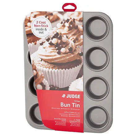 Judge Bakeware Non-Stick Bun Tin