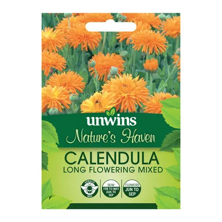 Unwins Nature’s Haven Calendula Long Flowering Mixed