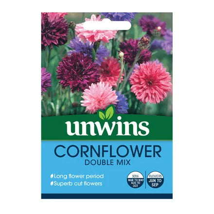 Unwins Cornflower Double Mix