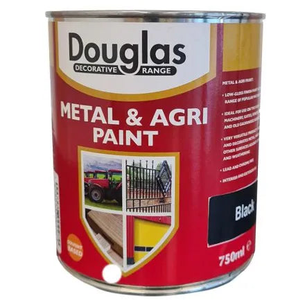 Douglas Metal and Agri Paint Black