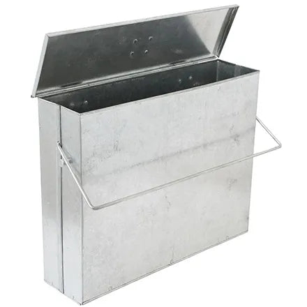 Home Collection Galvanised Ash Storage Box