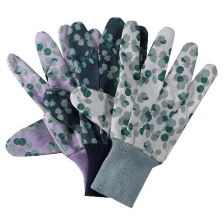 Triple Pack Eucalyptus Soft Jersey Grip Gloves