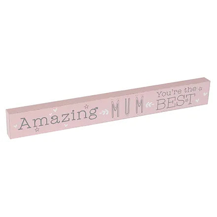 Love Life - Amazing Mum Plaque