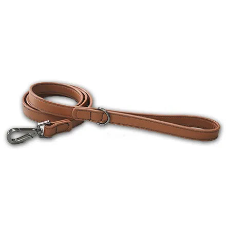 Luxe Leather Tan WalkAbout Dog Lead (120 x 2cm)