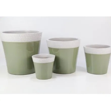 Lugano Planter Green