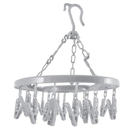 De Vielle Plastic Sock Hanger 18 Pegs