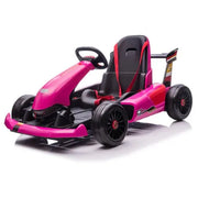 24V Kids' Electric Pink Drift-Kart