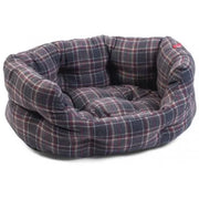 Plaid Oval Bed