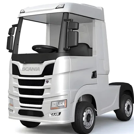 Licensed Scania Lorry White with Trailer