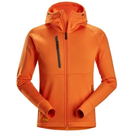 Snickers 8026 Polartec® Power Stretch® Full-Zip Hoodie Warm Orange