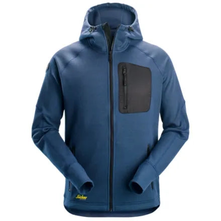 Snickers 8041 Fleece Hoodie Deep Blue \ Black