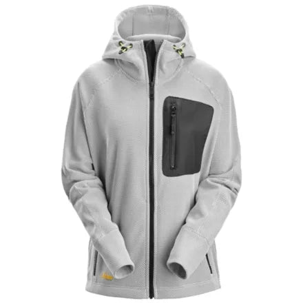 Snickers 8047 Women's Fleece Hoodie White \ Black
