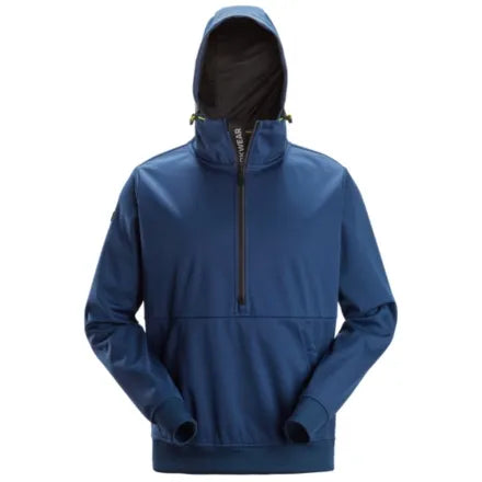 Snickers 8400 Windblocker Stretch Half-Zip Hoodie Deep Blue