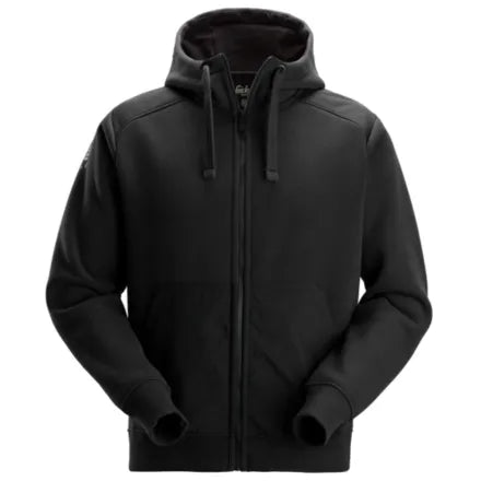 Snickers CORDURA® Tech Sweatshirt Full Zip Hoodie — Black
