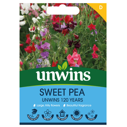 Unwins Sweet Pea "120 Years" Seeds