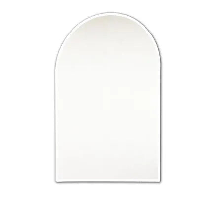 Tema Ensuite Quality Arched Top Wall Glass Bevelled Edged Mirror