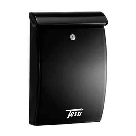 Tessi Plastic Mail Box Black