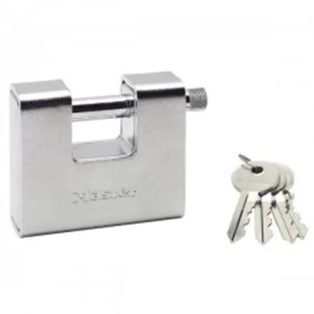 Tessi Rectangular Armoured Padlock 90mm