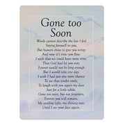 Graveside Cards - Gone Too Soon