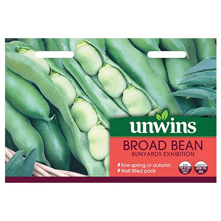 Unwins Broad Bean Bunyards Exhibition Seeds