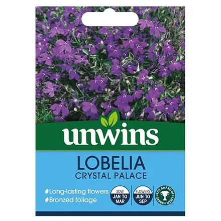 Unwins Bush Lobelia Crystal Palace Seeds