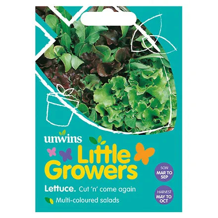 Unwins Little Growers Lettuce Cut n' come again Seeds