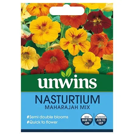 Unwins Nasturtium Maharajah Mix Seeds