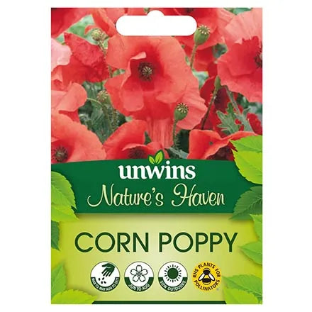 Unwins Nature's Haven Corn Poppy Seeds