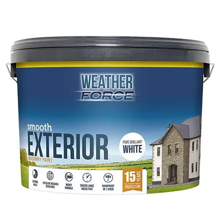 Weather Force Smooth Exterior Brilliant White 10L