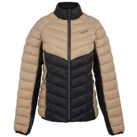Regatta Women's Dalent Quilted Jacket Warm Taupe Black