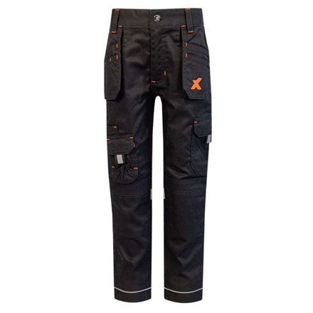 Xpert Pro Junior Stretch Work Trousers Black