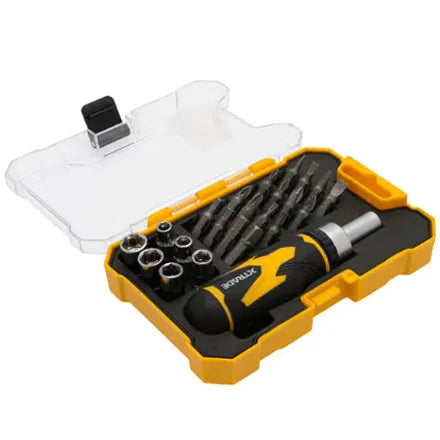 XTrade Ratchet Bit Driver and Socket Set (23pc)